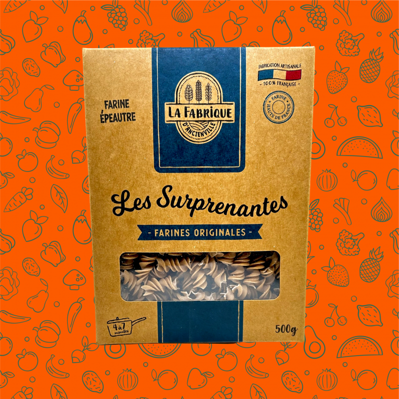 Pâtes Fusilli à la farine d'épautre