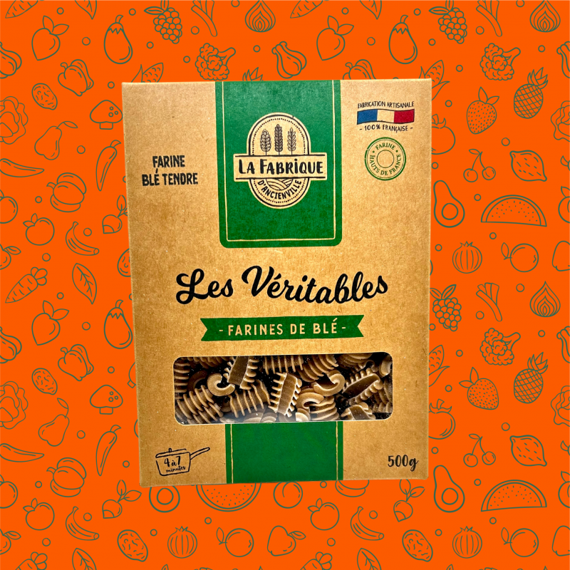 Pâtes radiatori à la farine de Blé Tendre